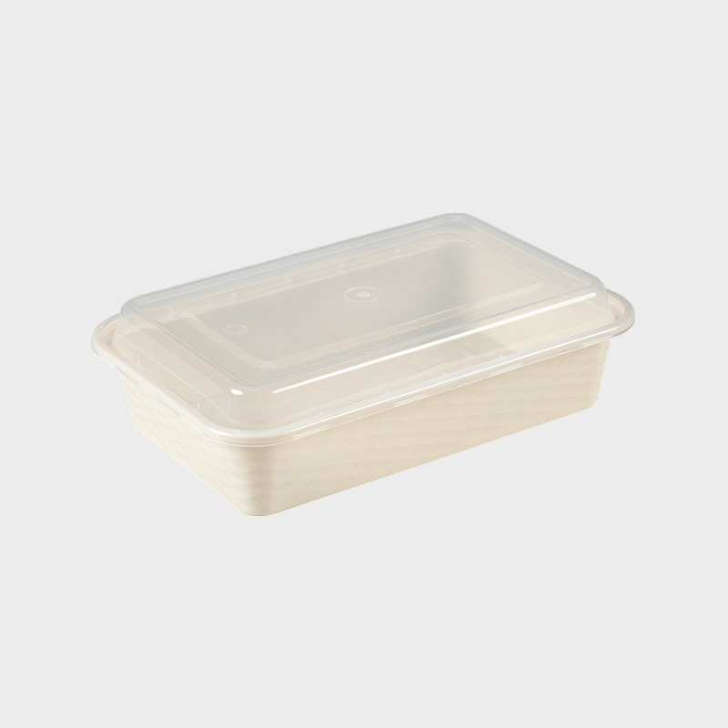 Black Base Transparent Lid Plastic Food Box PFK001