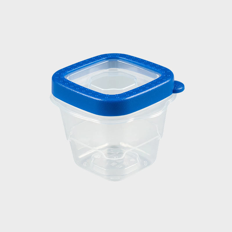 PFB023 118ml (4-Ounce) Miniature Square PP Food Conservationem continens