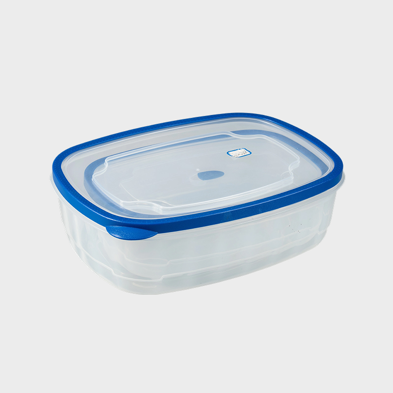PFT005 Commercial Diuturnus Rectangularis PP+TPR Cibus Conservationis Continens 2-Pack Pone cum operculis overmolded Vented (3700ml + 6800ml)