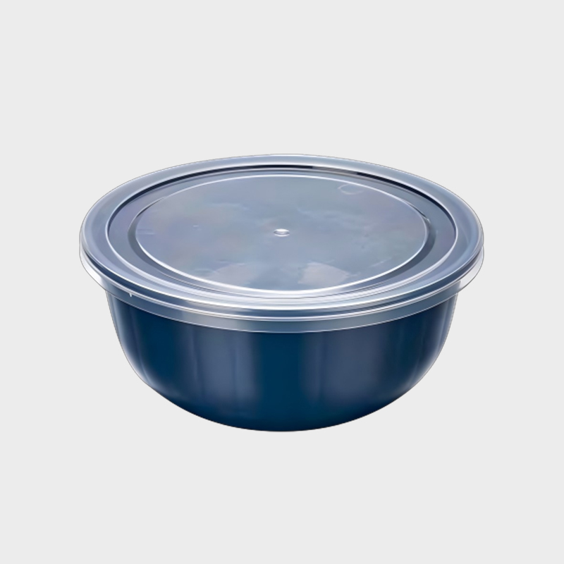 PFB021 885ml Rotundus Crater-Fortunatus Deep Blue PP Food PRAECLUSIO continens Serena Lid